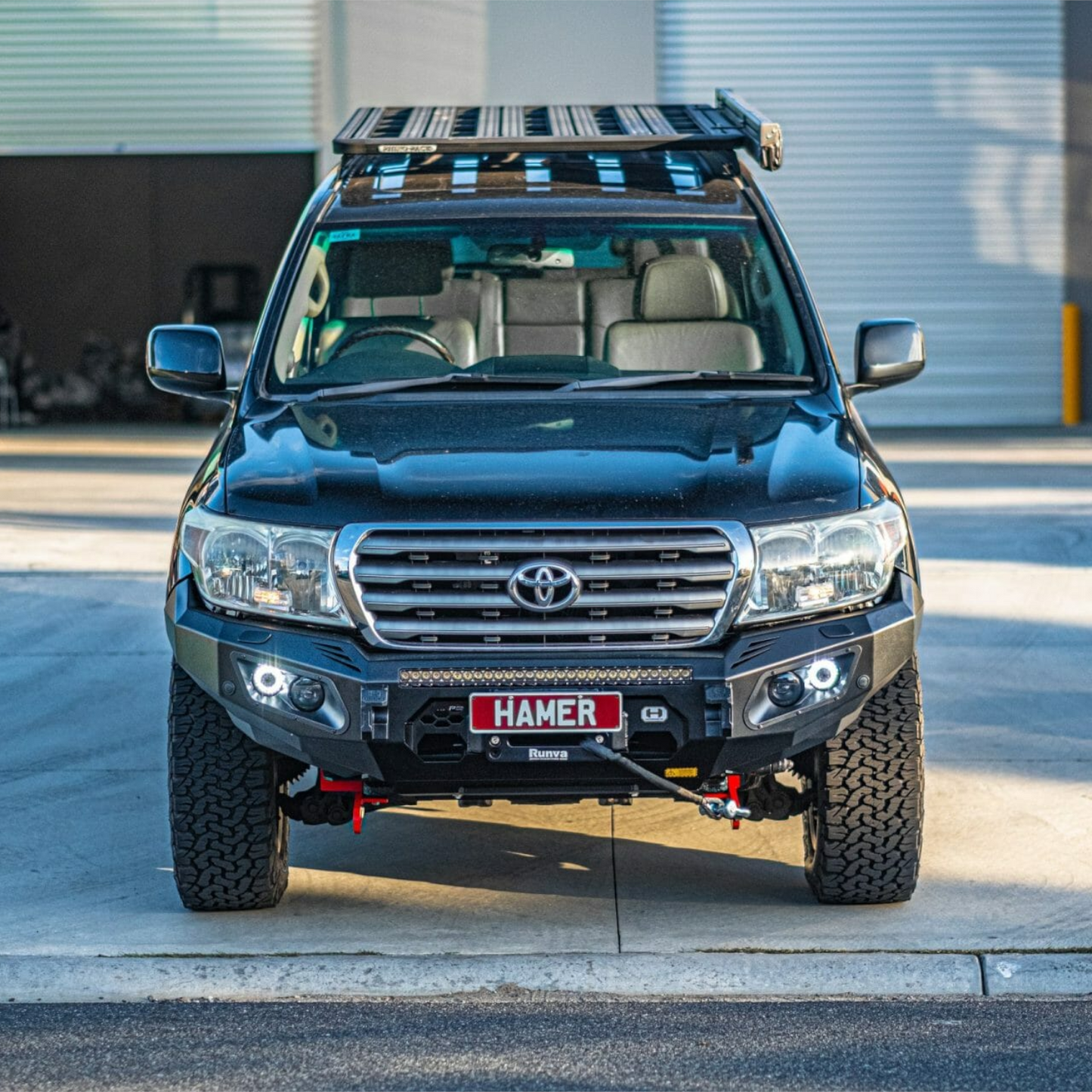 Hamer Toyota Land Cruiser LC200 (2008-2015) King Series Front Bumper (No Bull Bar)