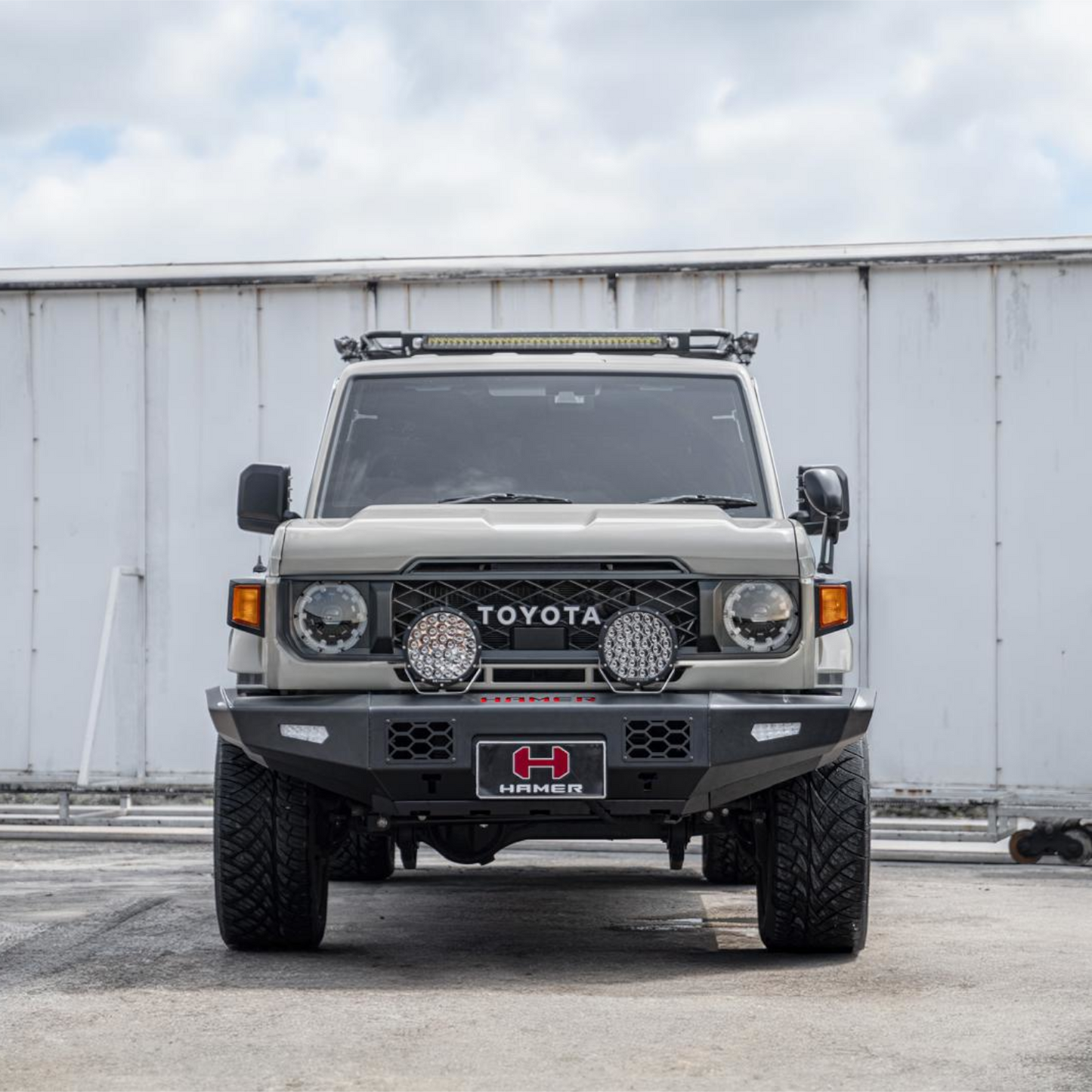 Hamer Toyota Land Cruiser 76/79 Series (2024-Present) Classic Front Bumper (No Bull Bar)