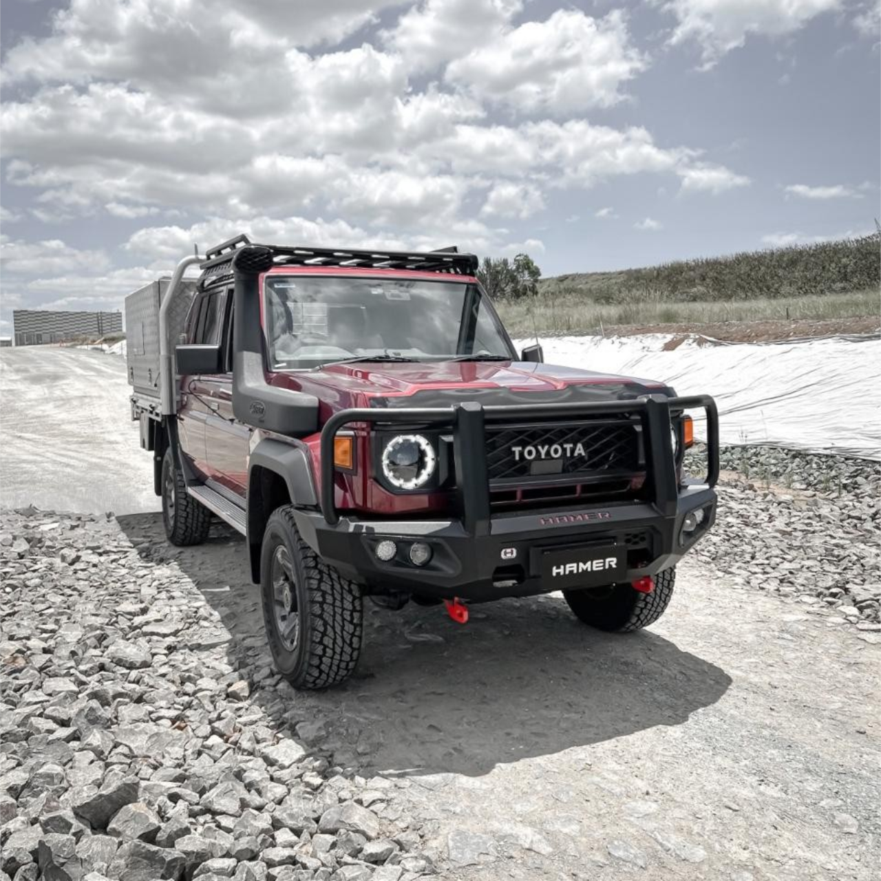 Hamer Toyota Land Cruiser 76/79 Series (2024-Present) King Plus Front Bullbar Bumper