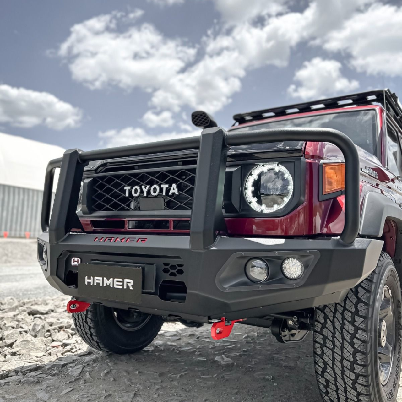 Hamer Toyota Land Cruiser 76/79 Series (2024-Present) King Plus Front Bullbar Bumper