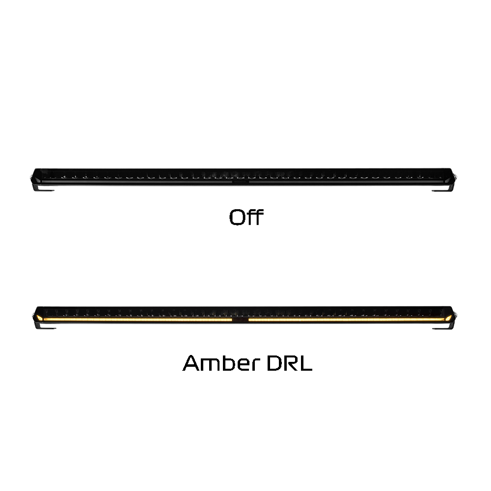 BRT 216W Super Slim Series 40 inch LED bar Amber DRL Kit