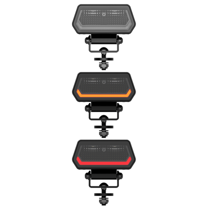 BRT Moonstone Mini 60W Red/Amber DRL Yellow Work Light Kit