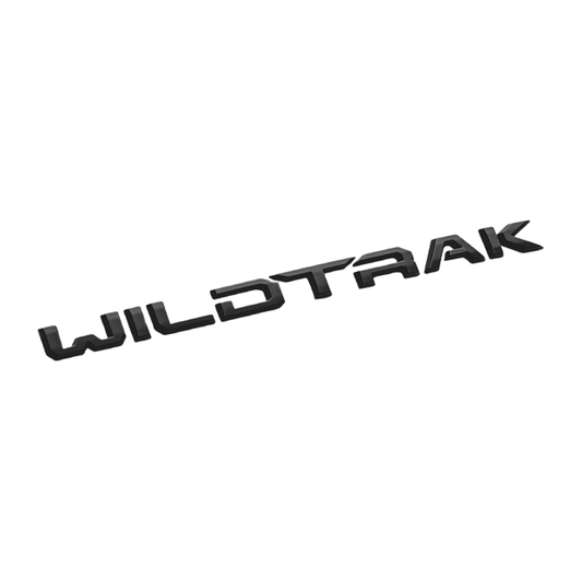 Ford Ranger 3D "Wildtrak" Decal – Matte Black Aftermarket