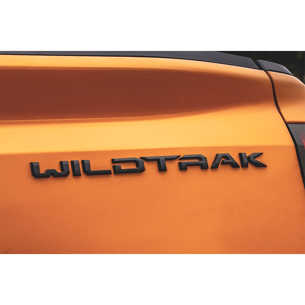 Ford Ranger 3D "Wildtrak" Decal – Matte Black Aftermarket