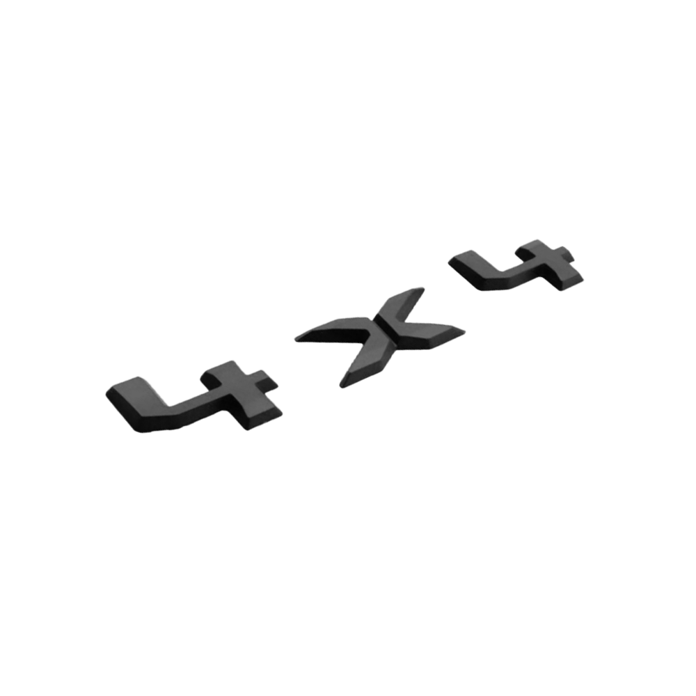 Ford Ranger 3D "4X4" Decal – Matte Black Aftermarket