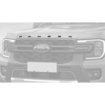Ford Ranger Hood Logo – Matte black (Aftermarket) Non OEM