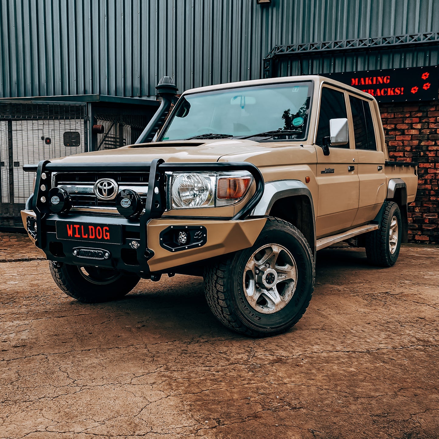 WILDOG Toyota LC 76-79 Series (2007-2023) Hunter Front Replacement Bumper