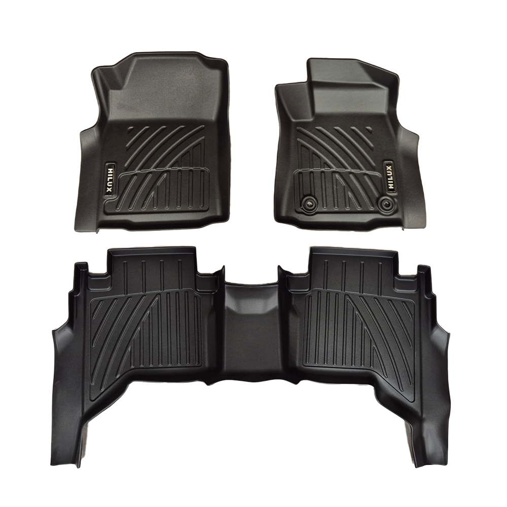 Toyota Hilux GD6 3D Floor mats 2016-2025 (Automatic Only)