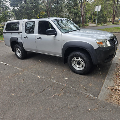 Mazda BT-50 2006-2011 V1 Fender Flares Double Cab Orange Peel Matt Black