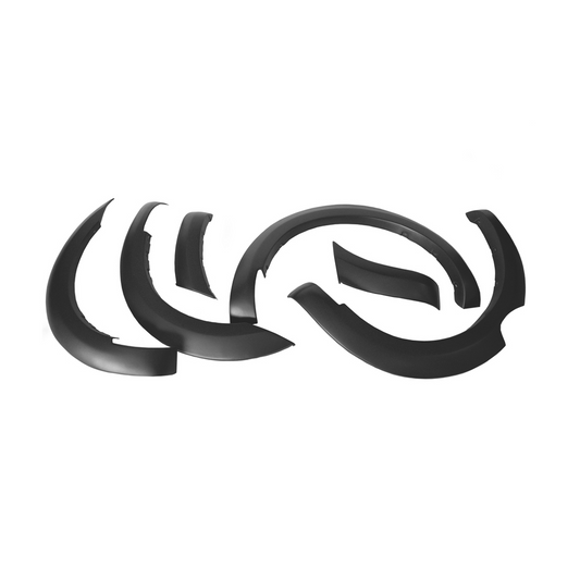 Mazda BT-50 2021+ V1 Fender Flares Matt Black Orange Peel