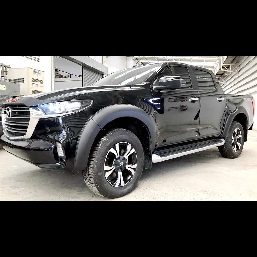 Mazda BT-50 2021+ V1 Fender Flares Matt Black Orange Peel