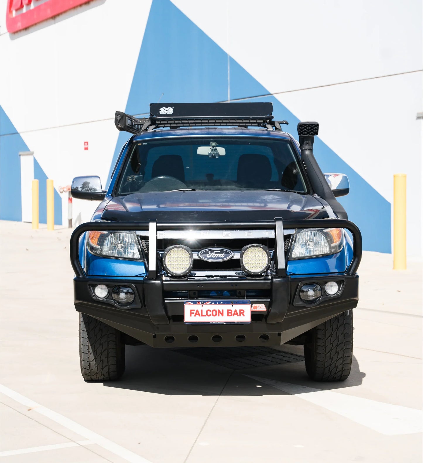 MCC Ford Ranger T5 (2009-2011) Post Type Front Bullbar Bumper