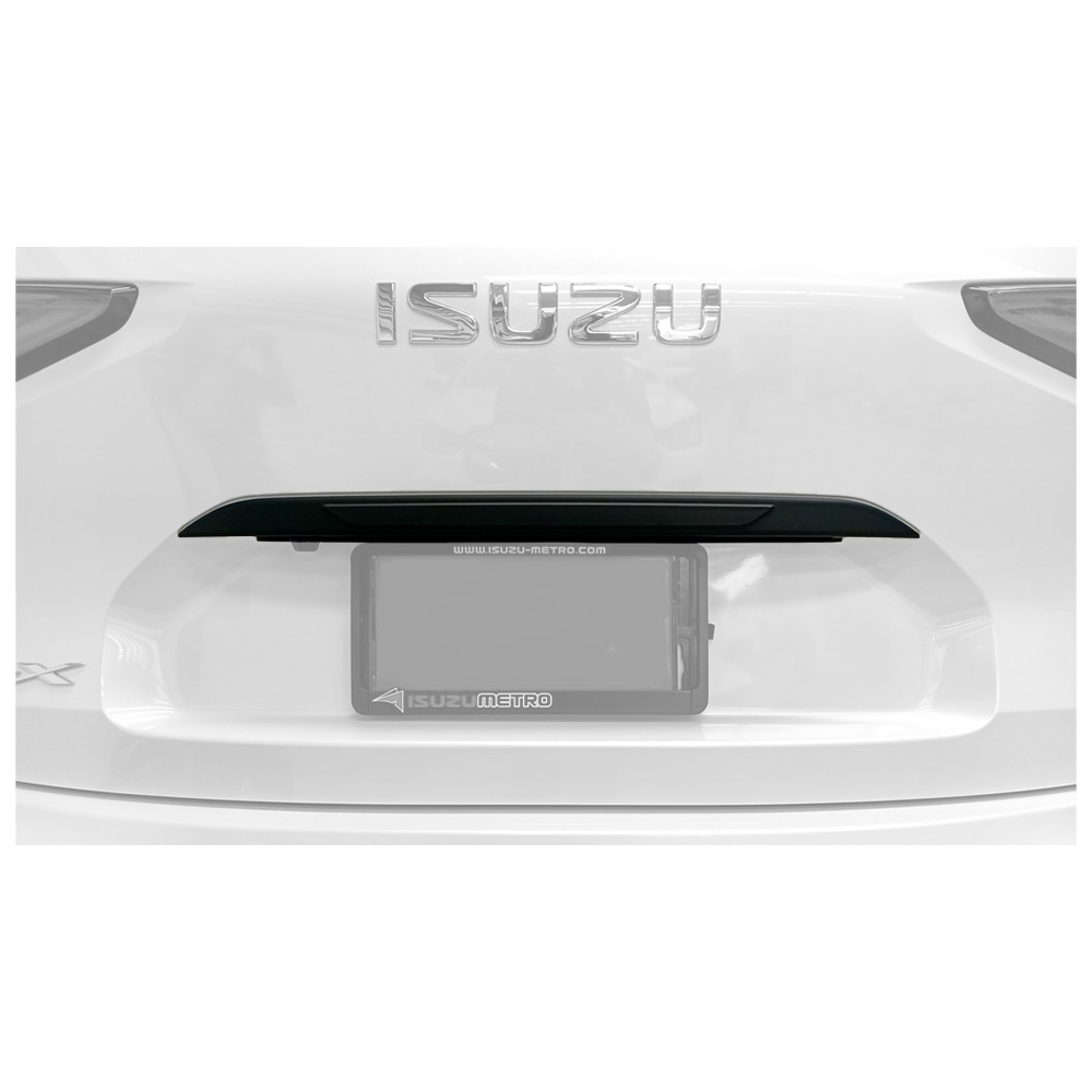 Isuzu MUX 2022+ Rear Trunk Lid Cover Matt Black (Thai)