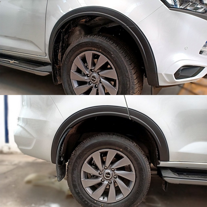 Isuzu MUX 21+ V1 Fender Flares Matt Black (Thai)
