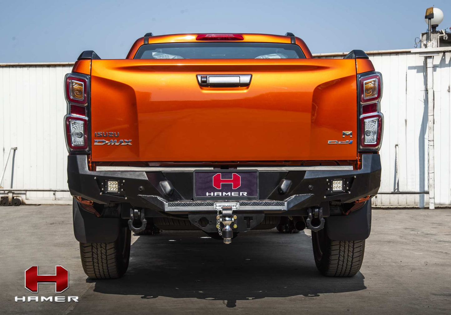 Hamer Isuzu D-Max/V-Cross (2021-2025) Nova Series Rear Bumper