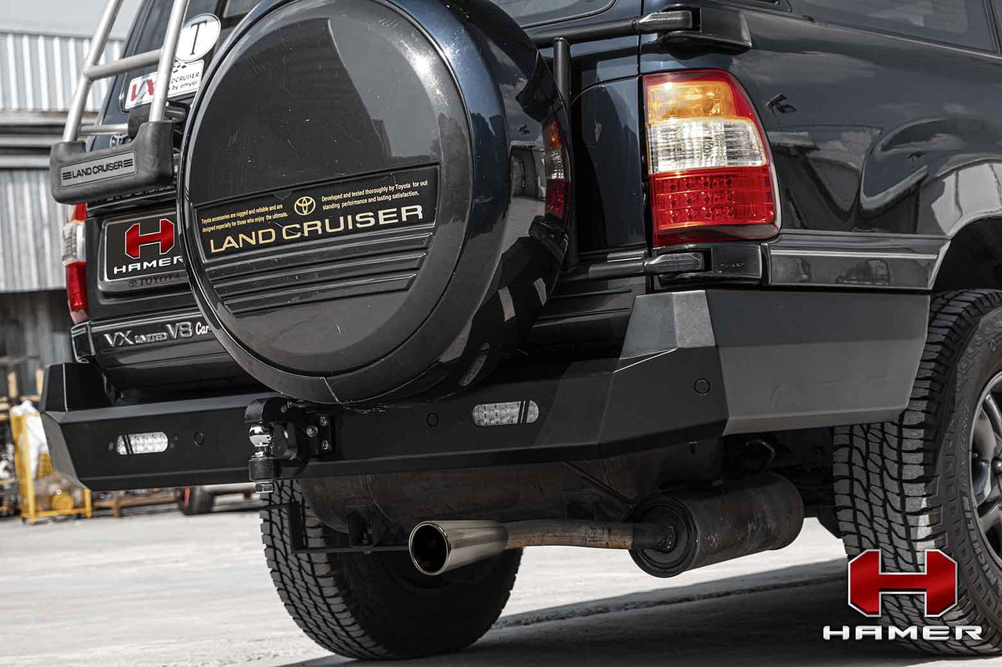 Hamer Toyota Land Cruiser LC100 (1999-2007) King Series Rear Bumper