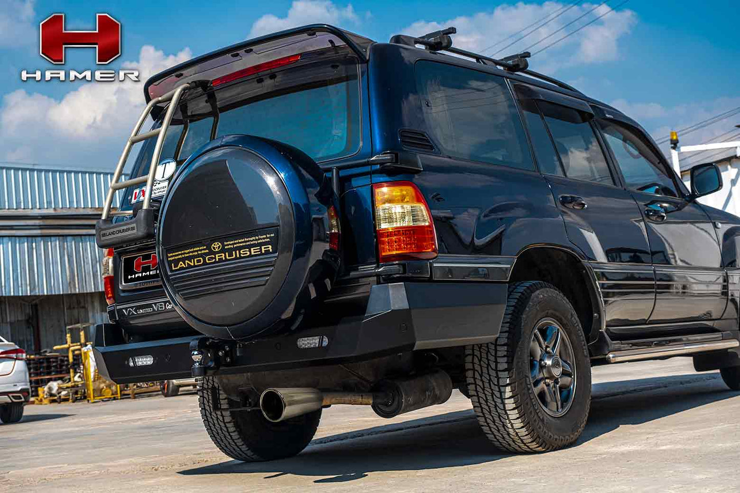 Hamer Toyota Land Cruiser LC100 (1999-2007) King Series Rear Bumper