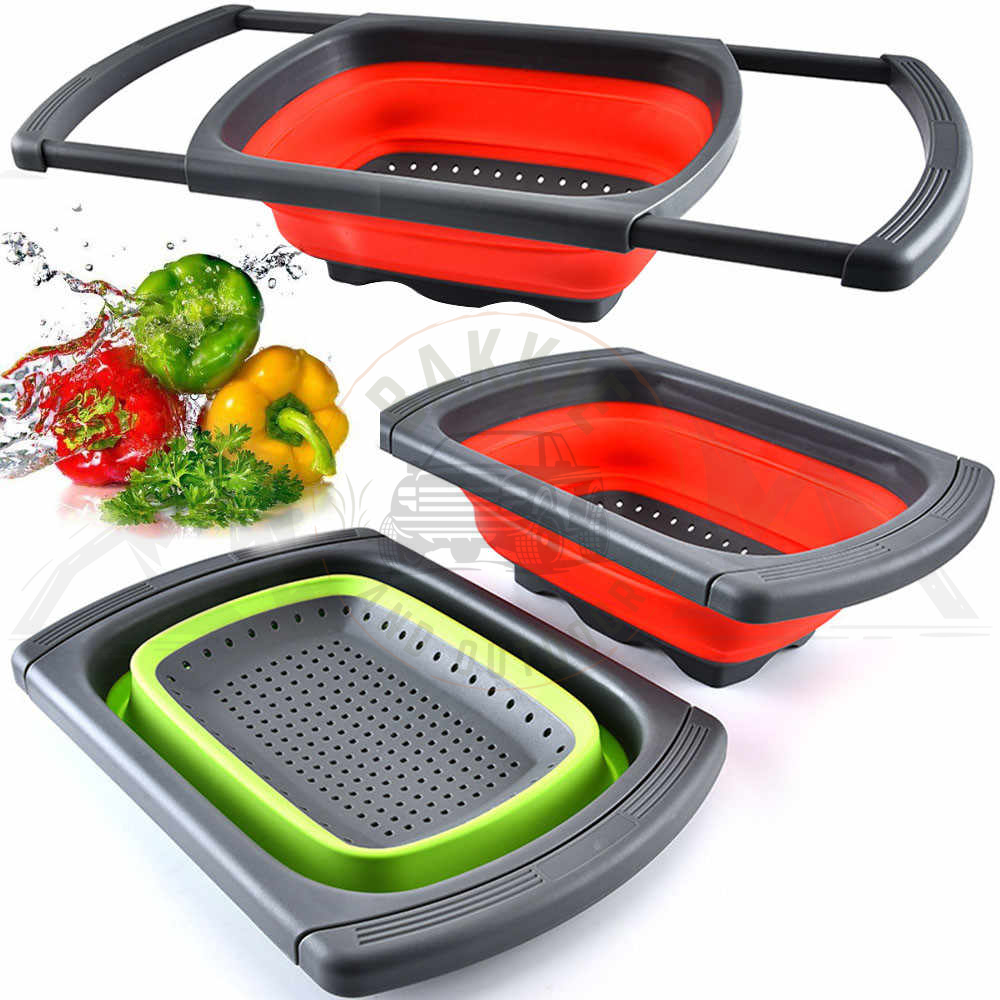 Rectangular Collapsible Drain Basket