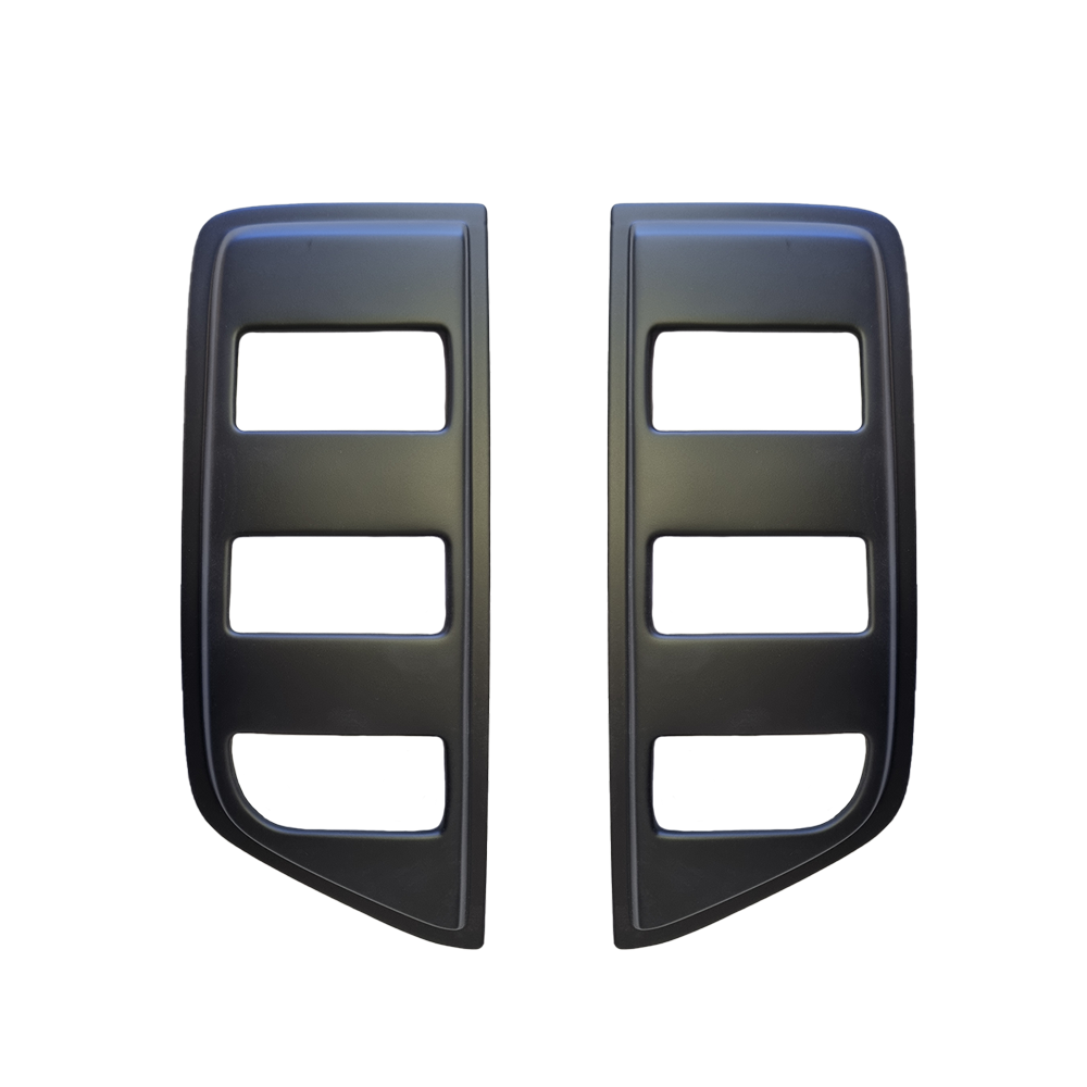 Nissan Navara 2007-2014 Side Window Guard Matt Black