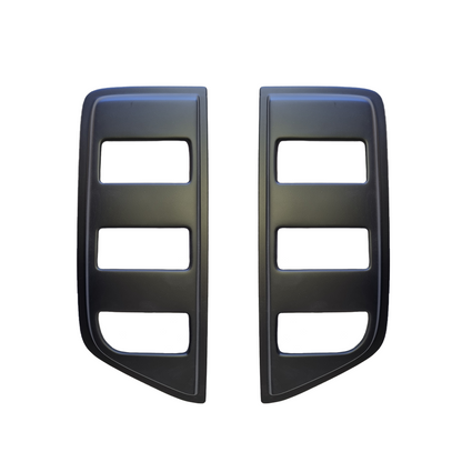 Nissan Navara 2007-2014 Side Window Guard Matt Black