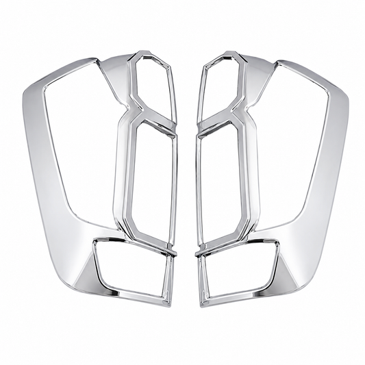 Nissan Navara 2016-2020 Tail Light Cover Trims Chrome