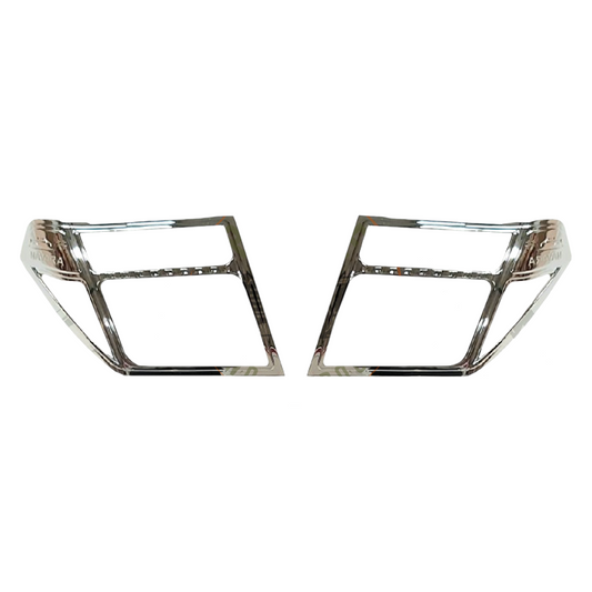 Nissan Navara (2007-2014) Headlight Trims - Chrome