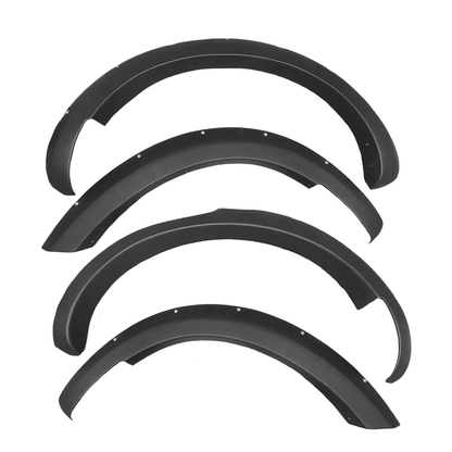 Nissan Navara 2021+ Double Cab V7 Fender Flares Orange Peel Matte Black (Steel Bumper kit)