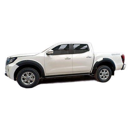 Nissan Navara 2021+ Double Cab V7 Fender Flares Orange Peel Matte Black (Steel Bumper kit)