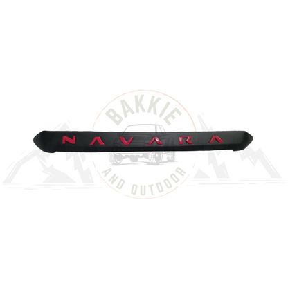 Nissan Navara 2021+ Bonnet Trim with Red Logo