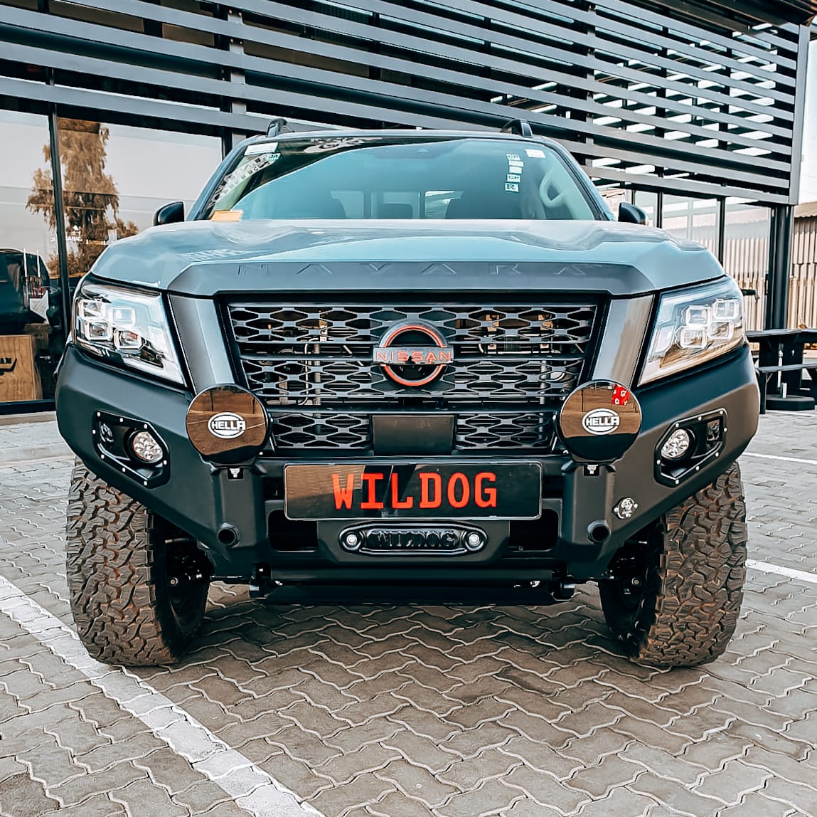 WILDOG Nissan Navara Pro4X (2021-Present) K9 Front Replacement Bumper (PDC Friendly)