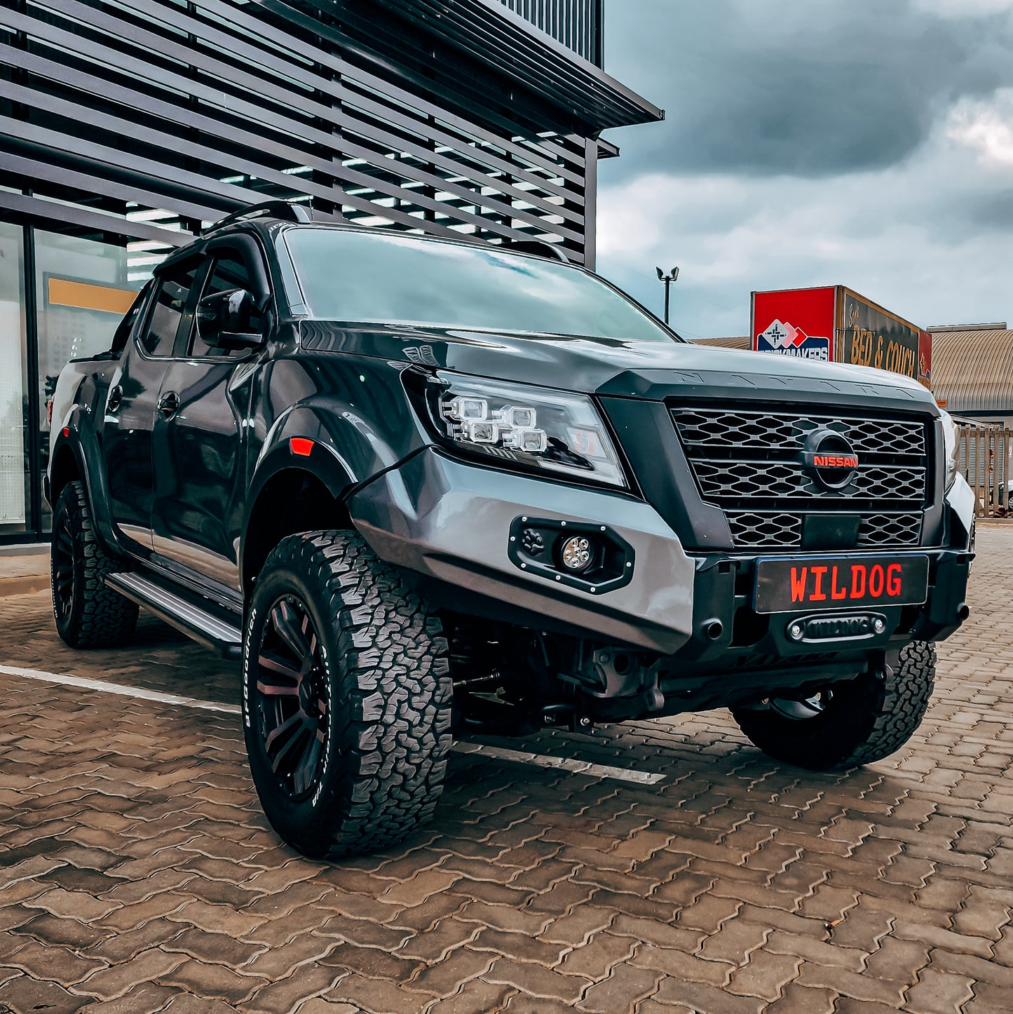 WILDOG Nissan Navara Pro4X (2021-Present) K9 Front Replacement Bumper (PDC Friendly)