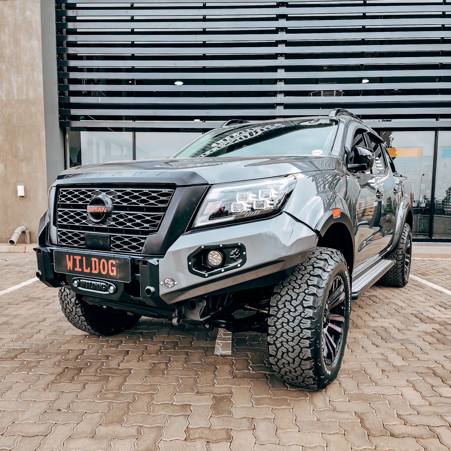 WILDOG Nissan Navara Pro4X (2021-Present) K9 Front Replacement Bumper (PDC Friendly)