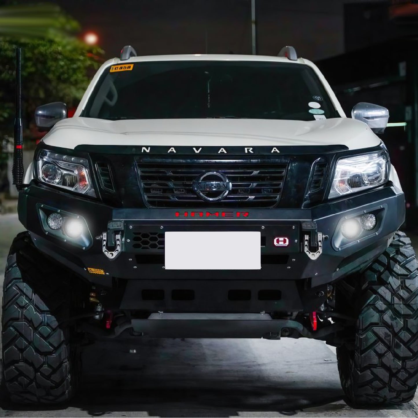 Hamer Nissan Navara (2015-2019) King Series Front Bumper (No Bull Bar)