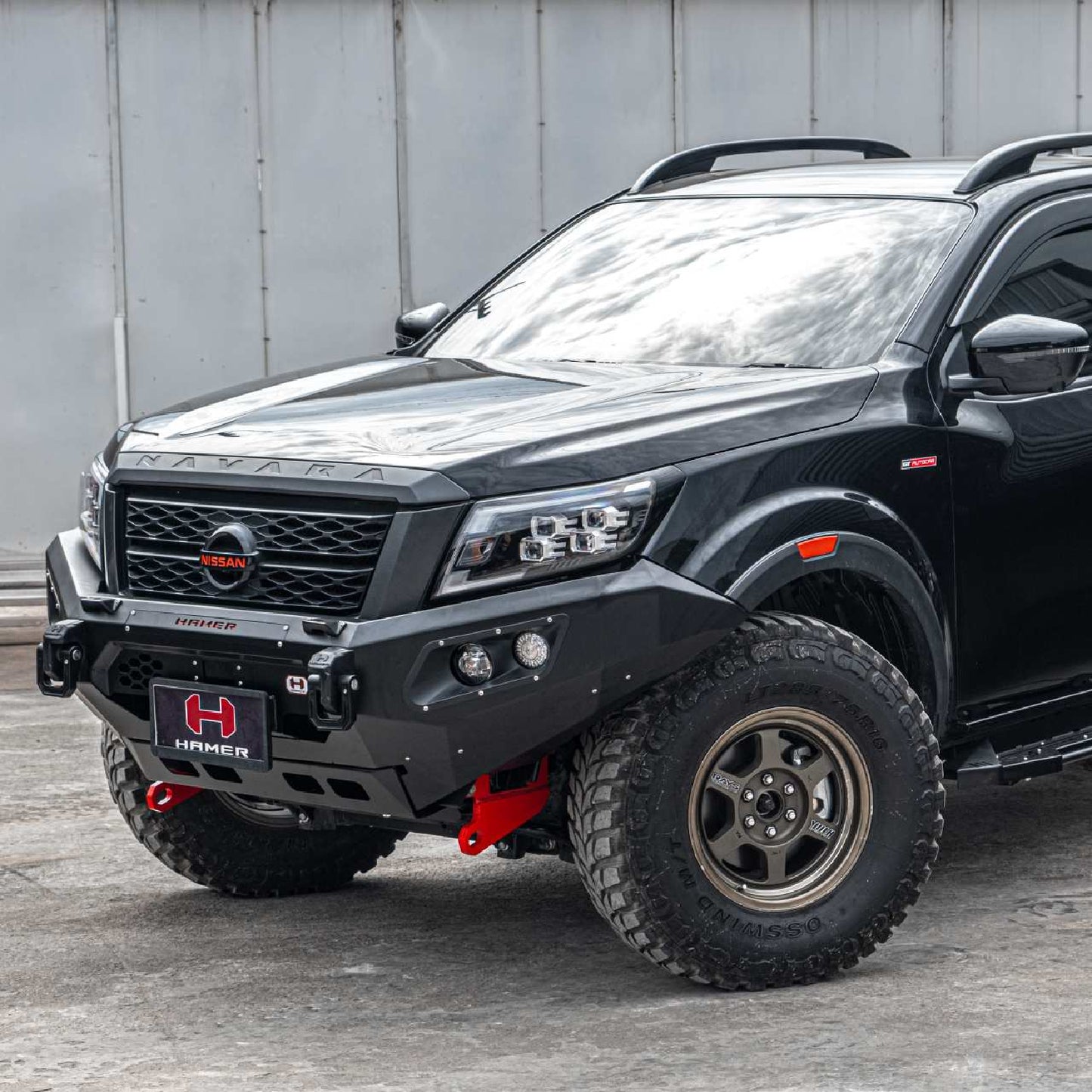 Hamer Nissan Navara PRO4X (2020-2023) King Series Front Bumper (No Bull Bar)