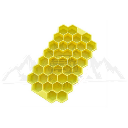 37 Grid Honeycomb Silicone Ice Tray with Lid