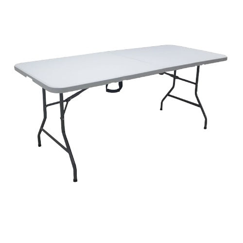 Rectangular 6' (180cm) Folding Table - White