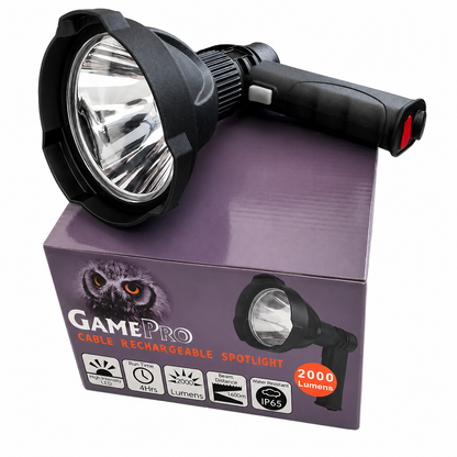 GamePro Eagle Rechargeable Spotlight - 2000 Lumen