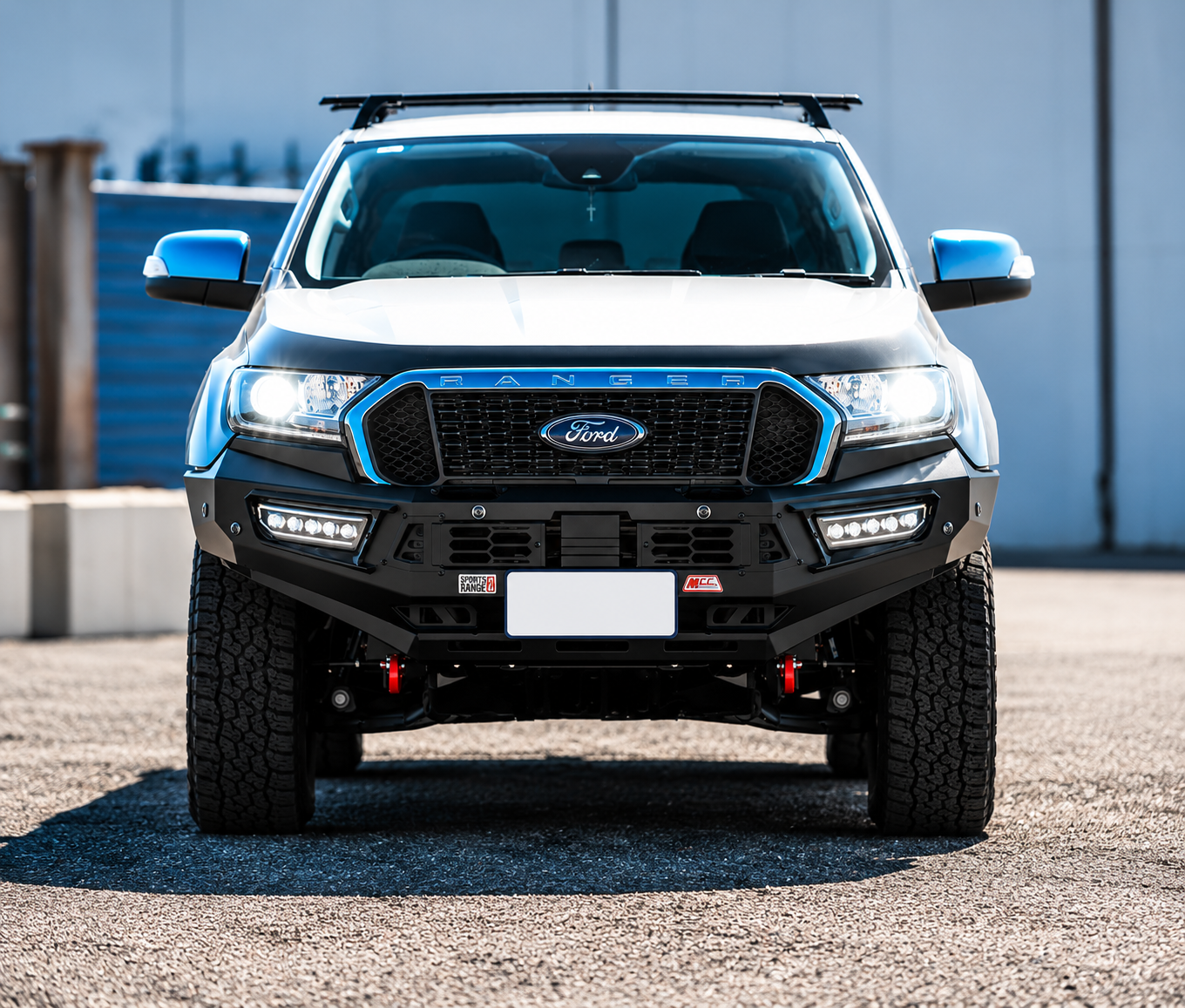 MCC Ford Ranger T7 (2016-2023) Pegasus Style Front Bullbar Bumper
