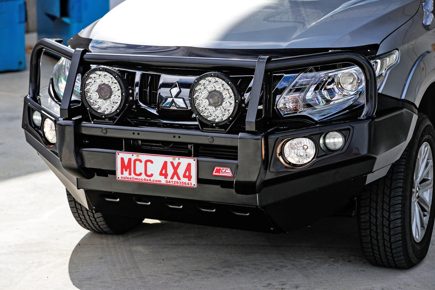 MCC Mitsubishi Triton MQ Series (2016-2018) Post Type Bullbar Bumper