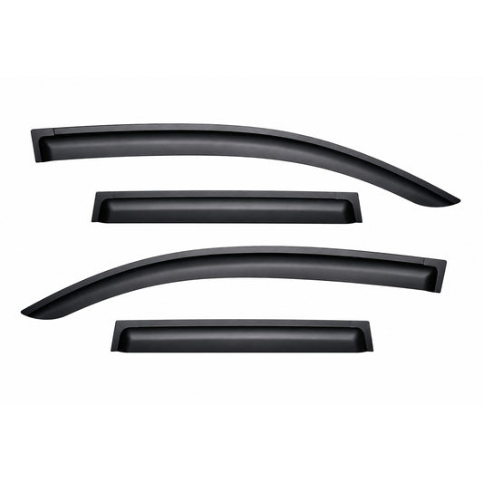 Toyota Prado (2010-2023) FJ/LC150 Weather Guards -Matt Black