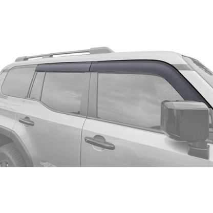 Toyota Land Cruiser Prado 250 (2023-Present) Weather Guards - Matte Black