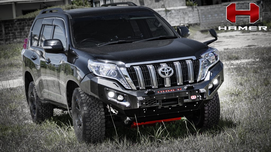 Hamer Toyota Prado 150 (2014) King Series Front Bumper (No Bull Bar)