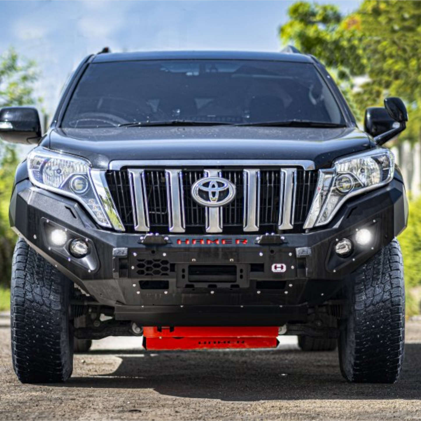 Hamer Toyota Prado 150 (2014) King Series Front Bumper (No Bull Bar)