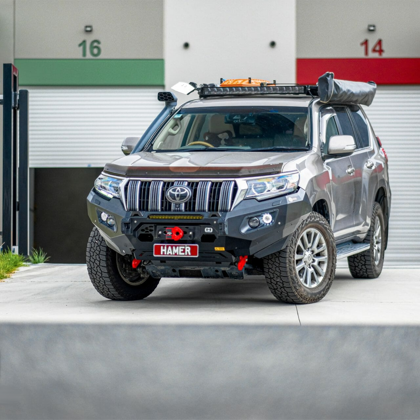 Hamer Toyota Prado 150 (2018-2020) King Series Front Bumper (No Bull Bar)
