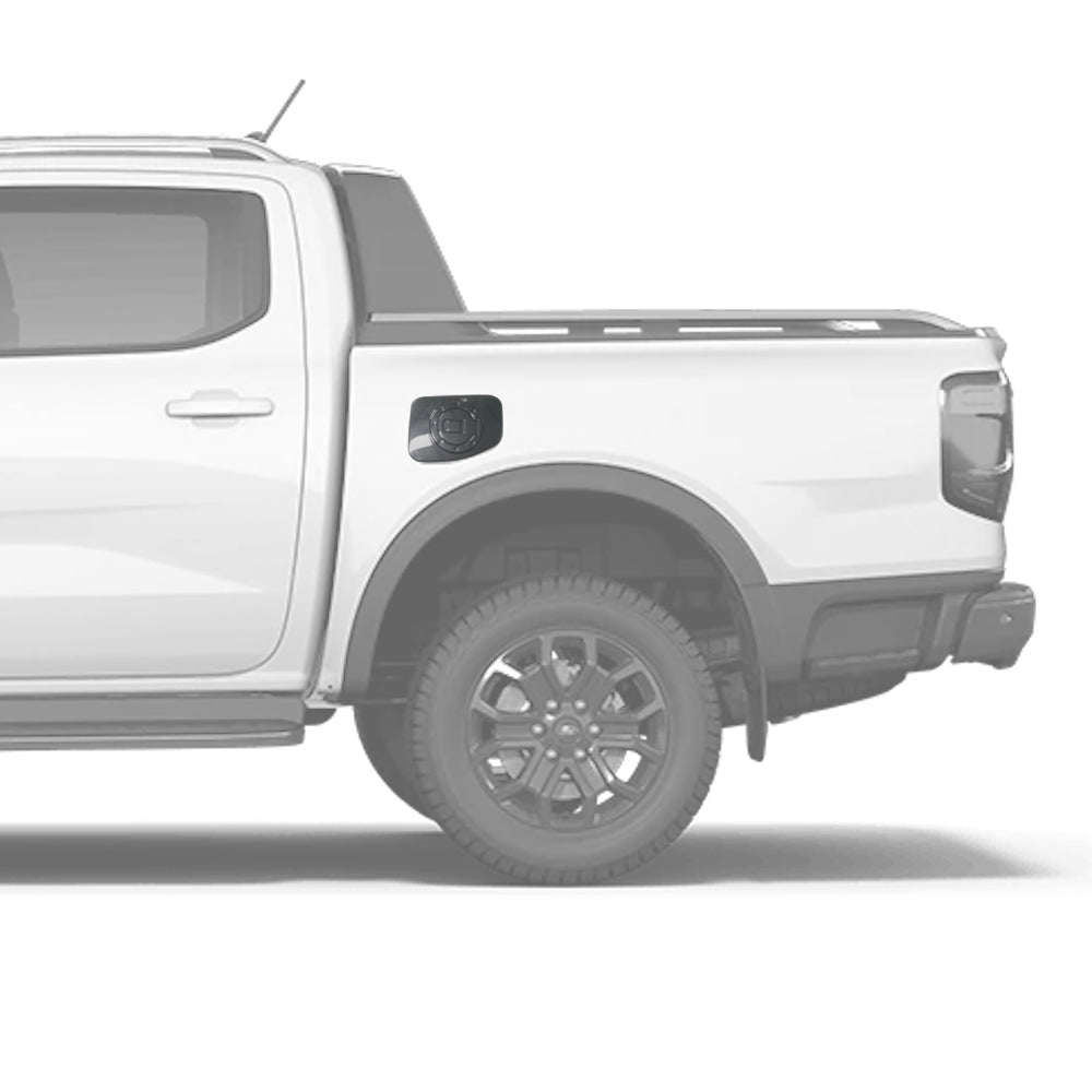 Ford Ranger 2012-2021 Fuel Cap Cover - Shadow Black