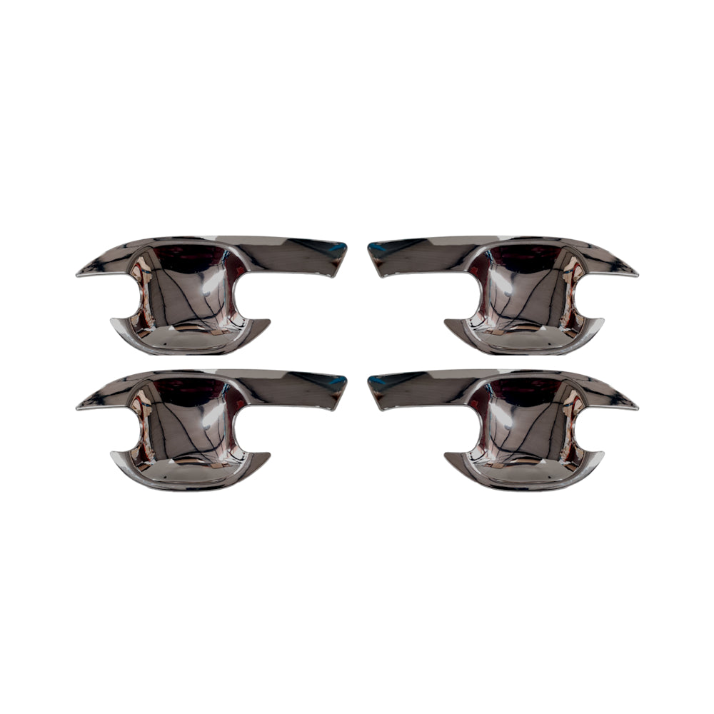 Ford Ranger Double Cab 2012-2021 Door Handle Cups - Chrome