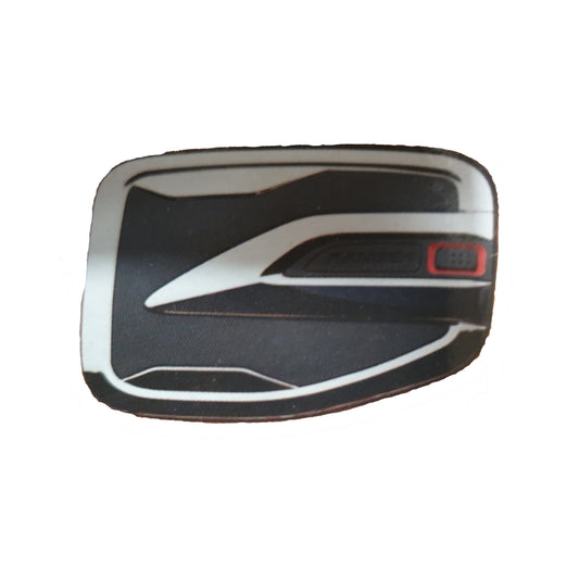 Ford Ranger 2012-2021 Fuel Tank Cover - Chrome
