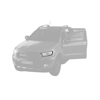 Ford Ranger T7/T8 2015-2021 Head Light Cover Trim - Matte Black