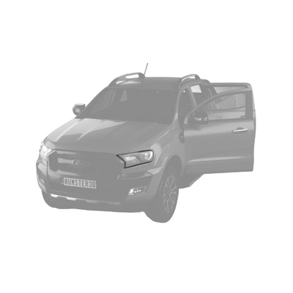 Ford Ranger 2016 - 2022 Head Light Cover Trim - Matte Black