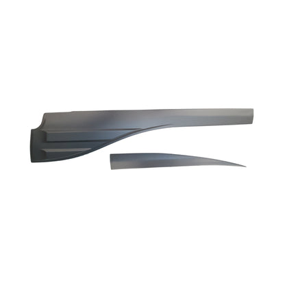 Ford Ranger 2012-2021 Upper Door Cladding - Matte Black
